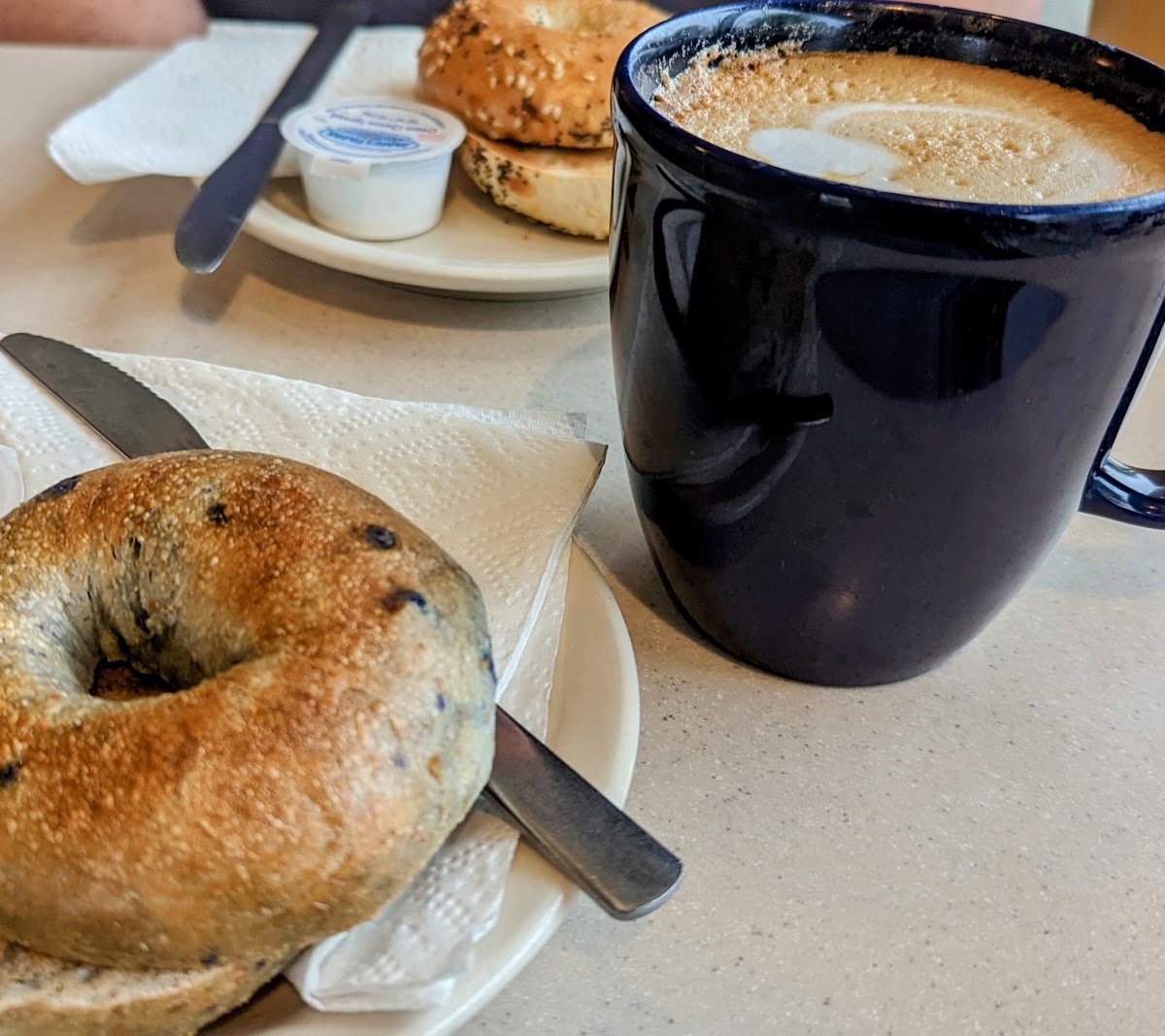 Coffee at Blue Line Coffee, specialty coffee shop in Omaha