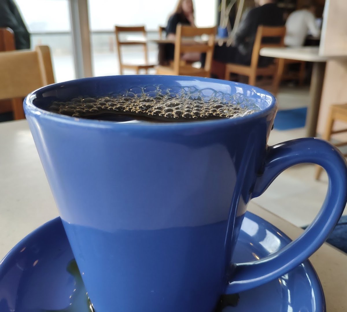 Coffee at Blue Line Coffee, specialty coffee shop in Omaha