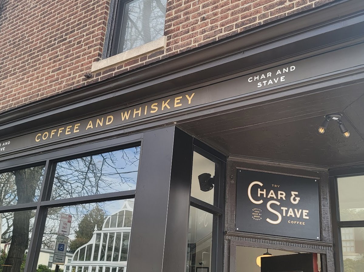 Storefront of Char & Stave, specialty coffee shop in Philadelphia