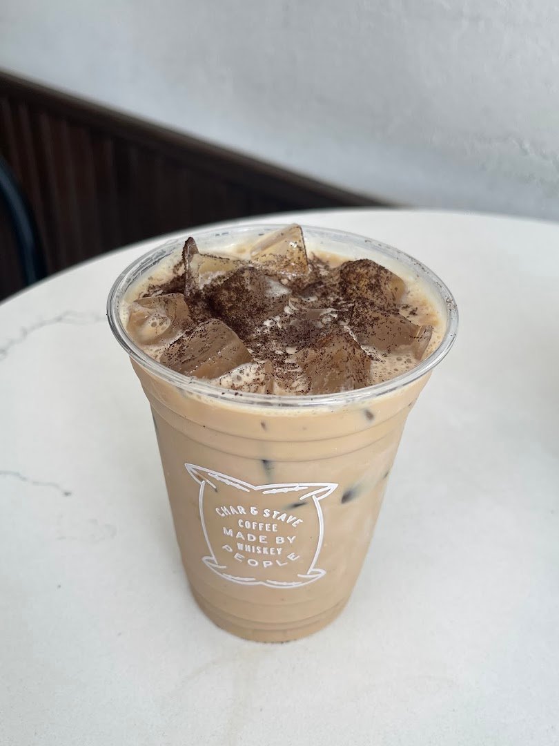 Coffee at Char & Stave, specialty coffee shop in Philadelphia