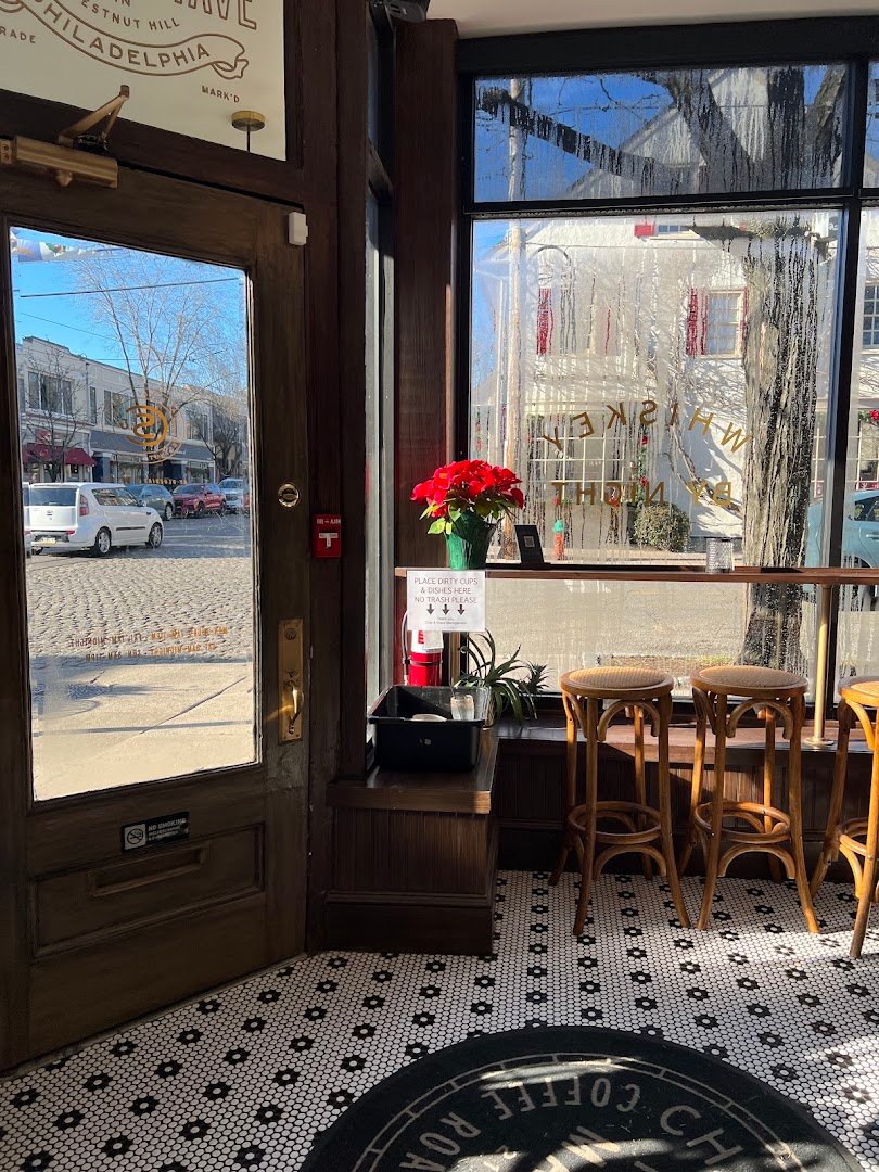 Interior of Char & Stave, specialty coffee shop in Philadelphia