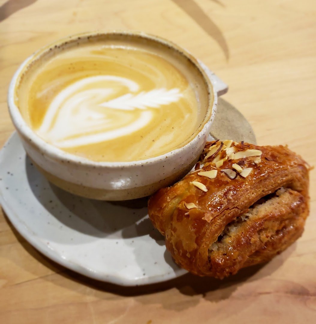 Coffee at OB Beans Coffee Roasters, specialty coffee shop in San Diego