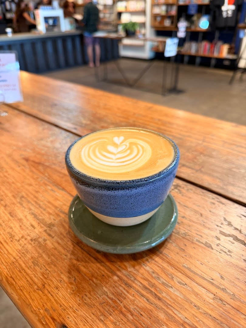 Coffee at OB Beans Coffee Roasters, specialty coffee shop in San Diego