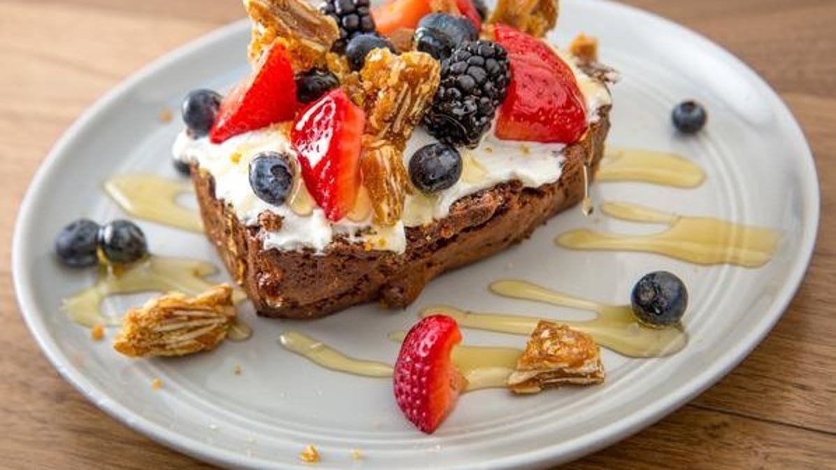 Food at Little Collins, specialty coffee shop in New York