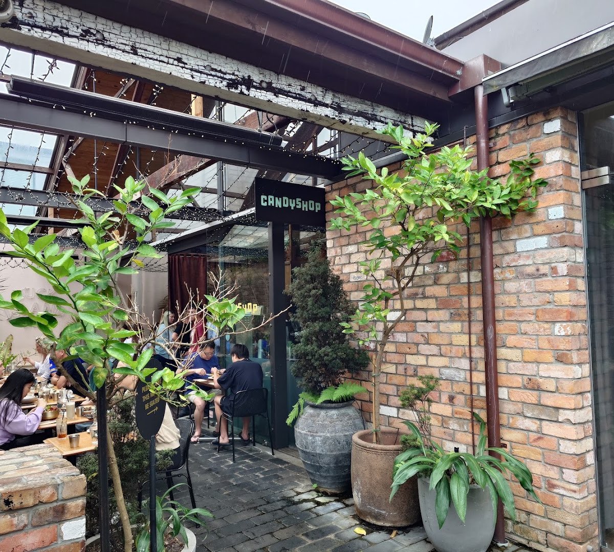 Storefront of The Candy Shop, specialty coffee shop in Auckland