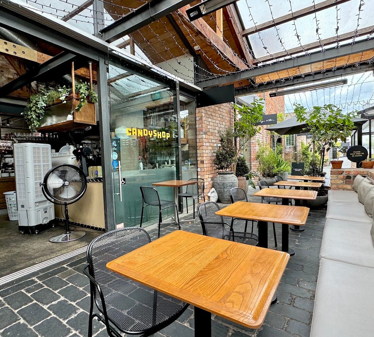 Storefront of The Candy Shop, specialty coffee shop in Auckland