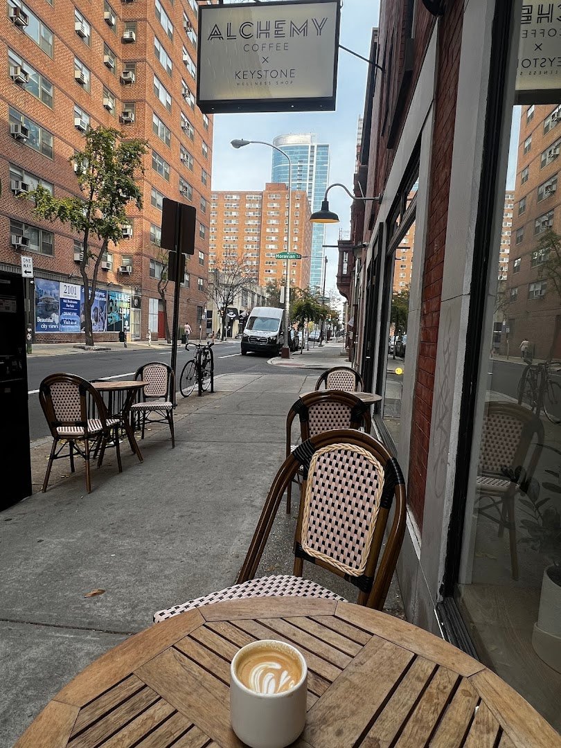 Storefront of Alchemy Coffee, specialty coffee shop in Philadelphia