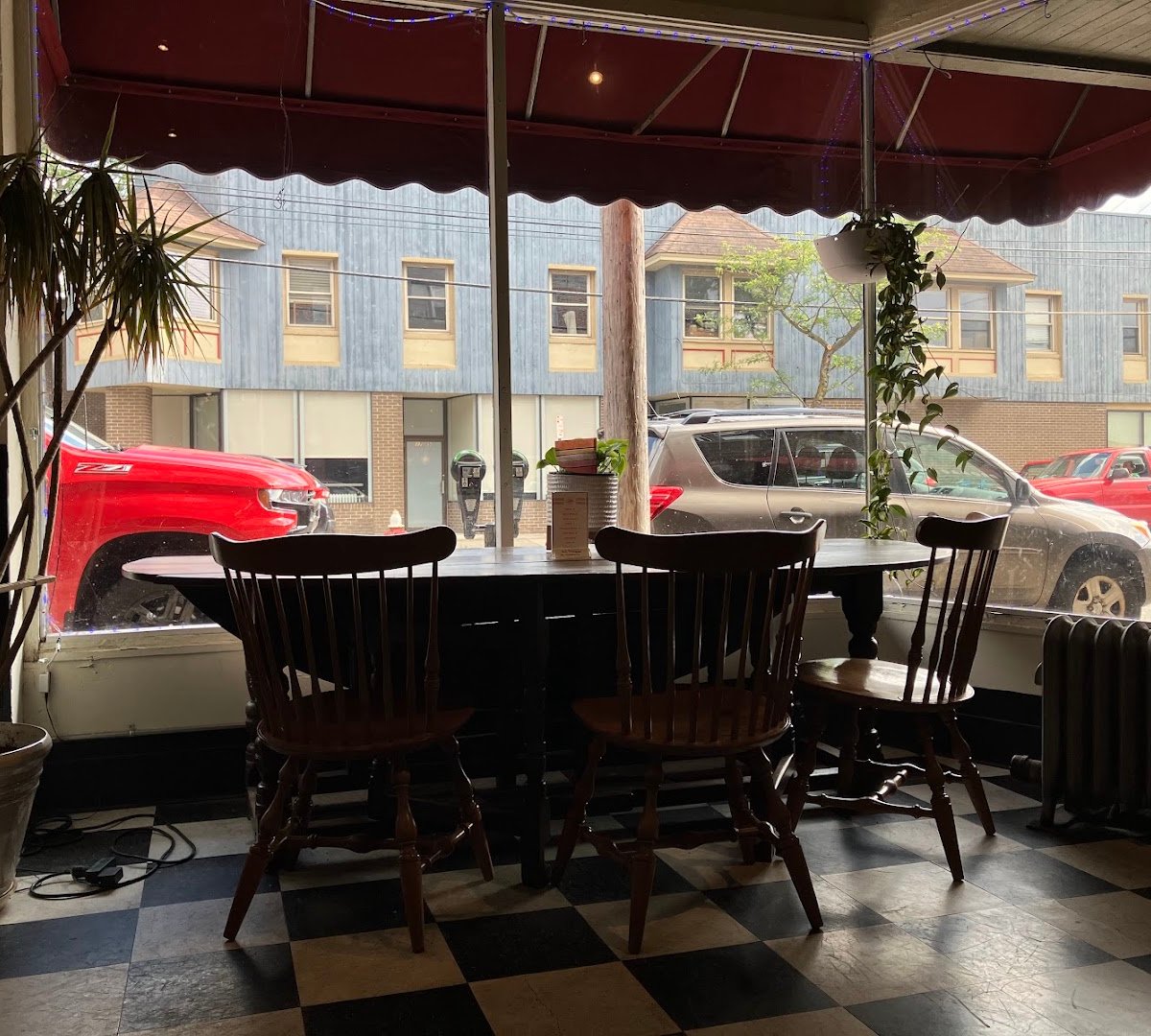 Interior of Propaganda Coffee, specialty coffee shop in Cleveland