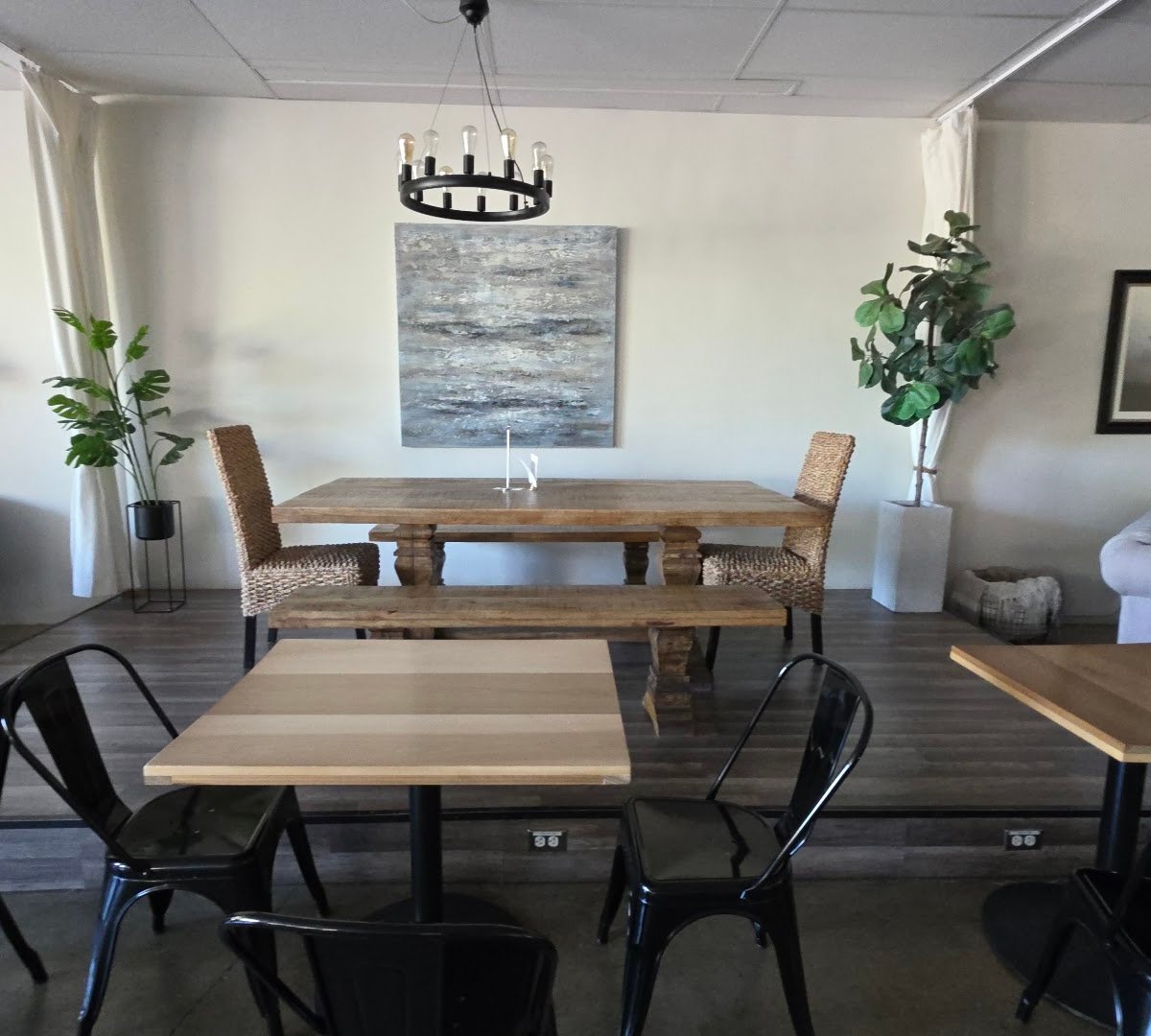 Interior of Living Room Coffee Craft, specialty coffee shop in San Jose