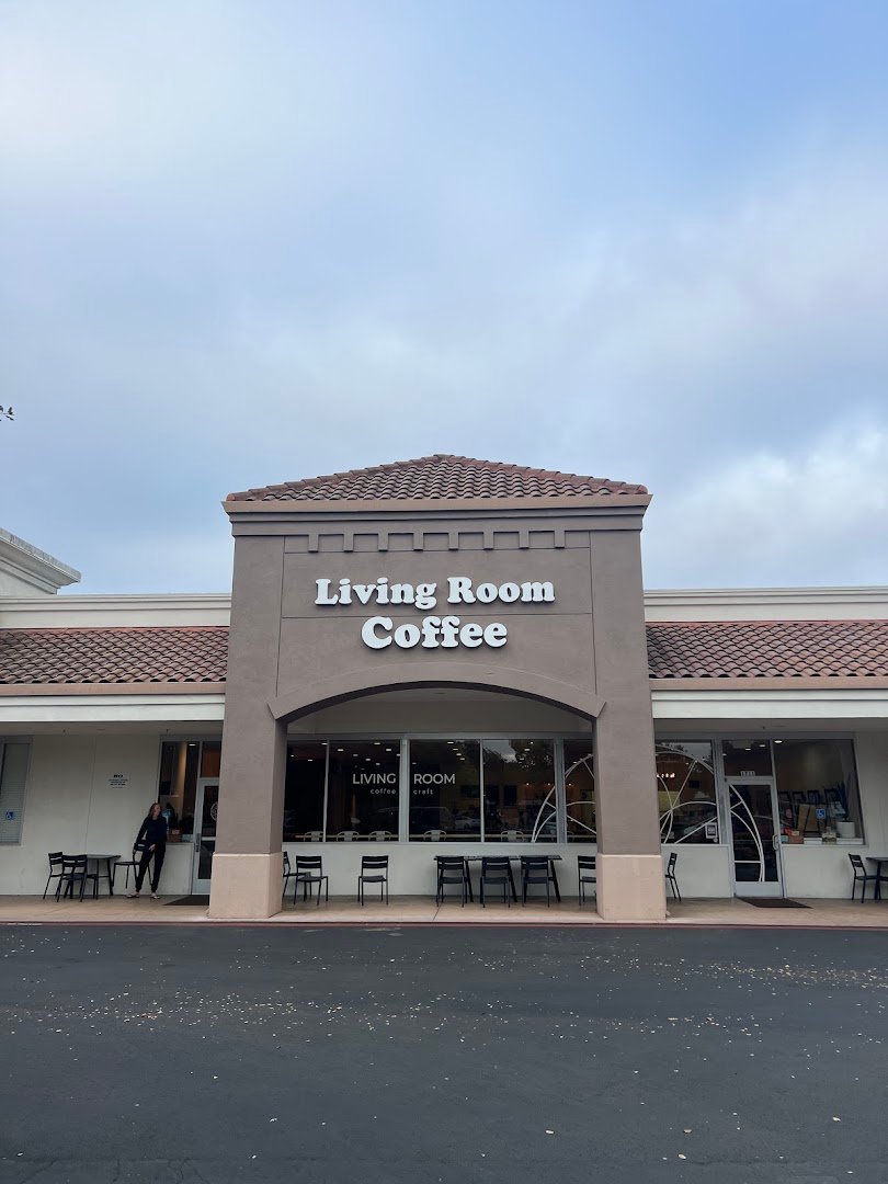 Storefront of Living Room Coffee Craft, specialty coffee shop in San Jose