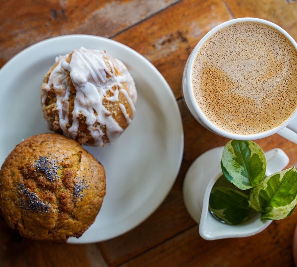 Coffee at the root cafe, specialty coffee shop in Cleveland