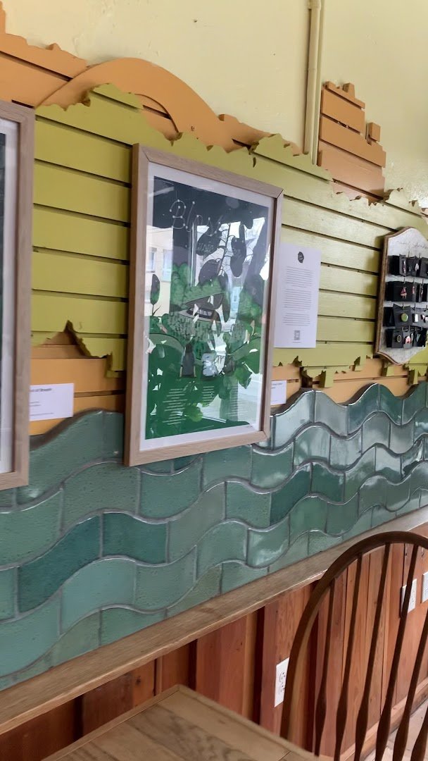 Interior of the root cafe, specialty coffee shop in Cleveland