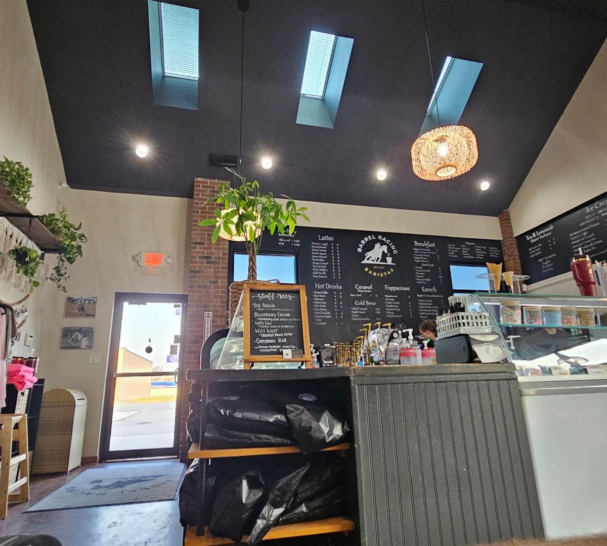 Interior of Barrel Racing Baristas, specialty coffee shop in Indianapolis