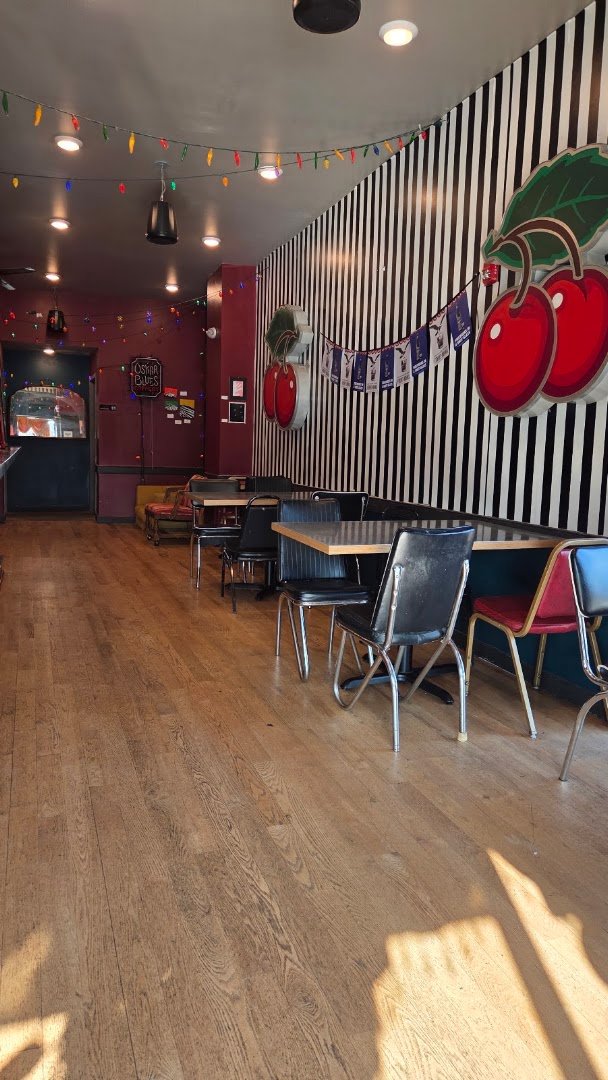 Interior of Kinder Being Cafe, specialty coffee shop in Pittsburgh