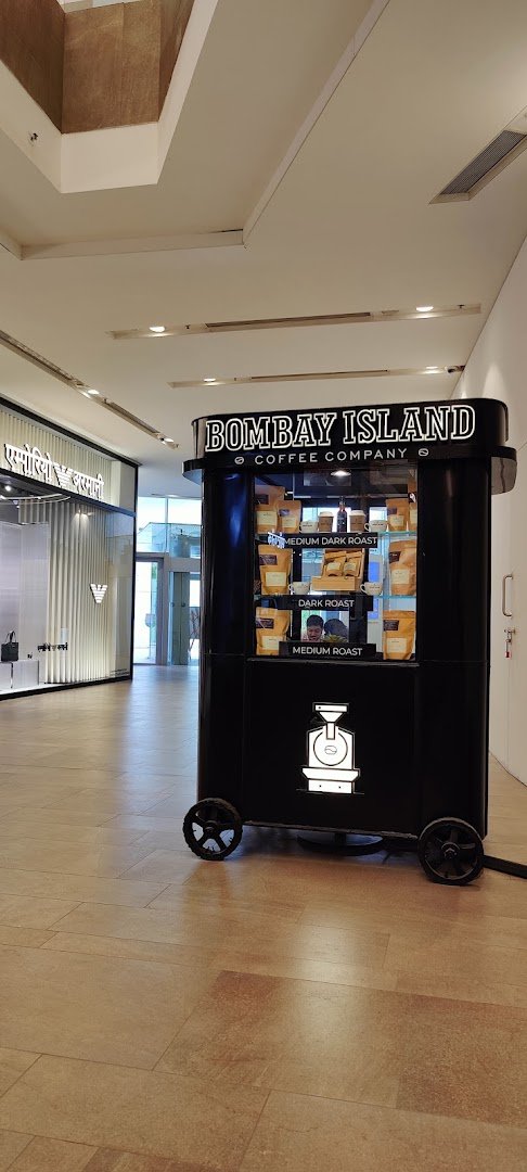 Storefront of Bombay Island, specialty coffee shop in Mumbai