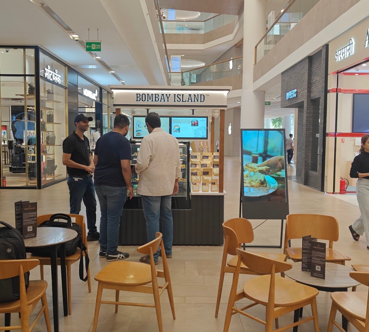 Storefront of Bombay Island, specialty coffee shop in Mumbai