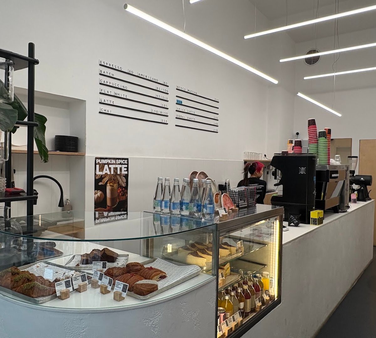 Interior of The Miners Coffee Old Town, specialty coffee shop in Prague
