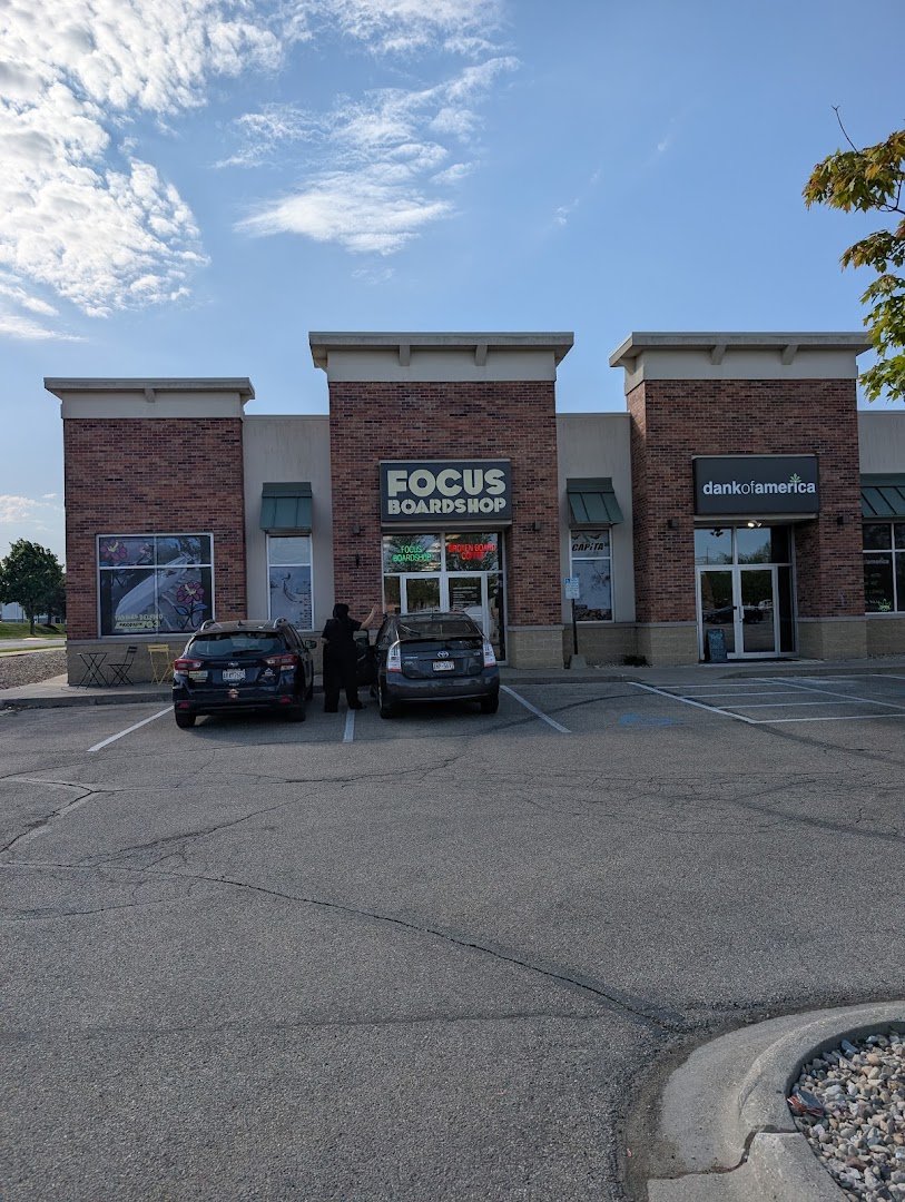 Storefront of Broken Board Coffee, specialty coffee shop in Madison