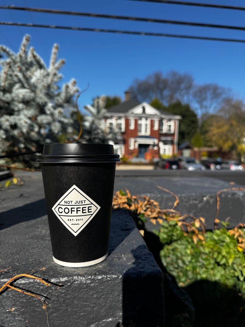 Coffee at Not Just Coffee, specialty coffee shop in Charlotte