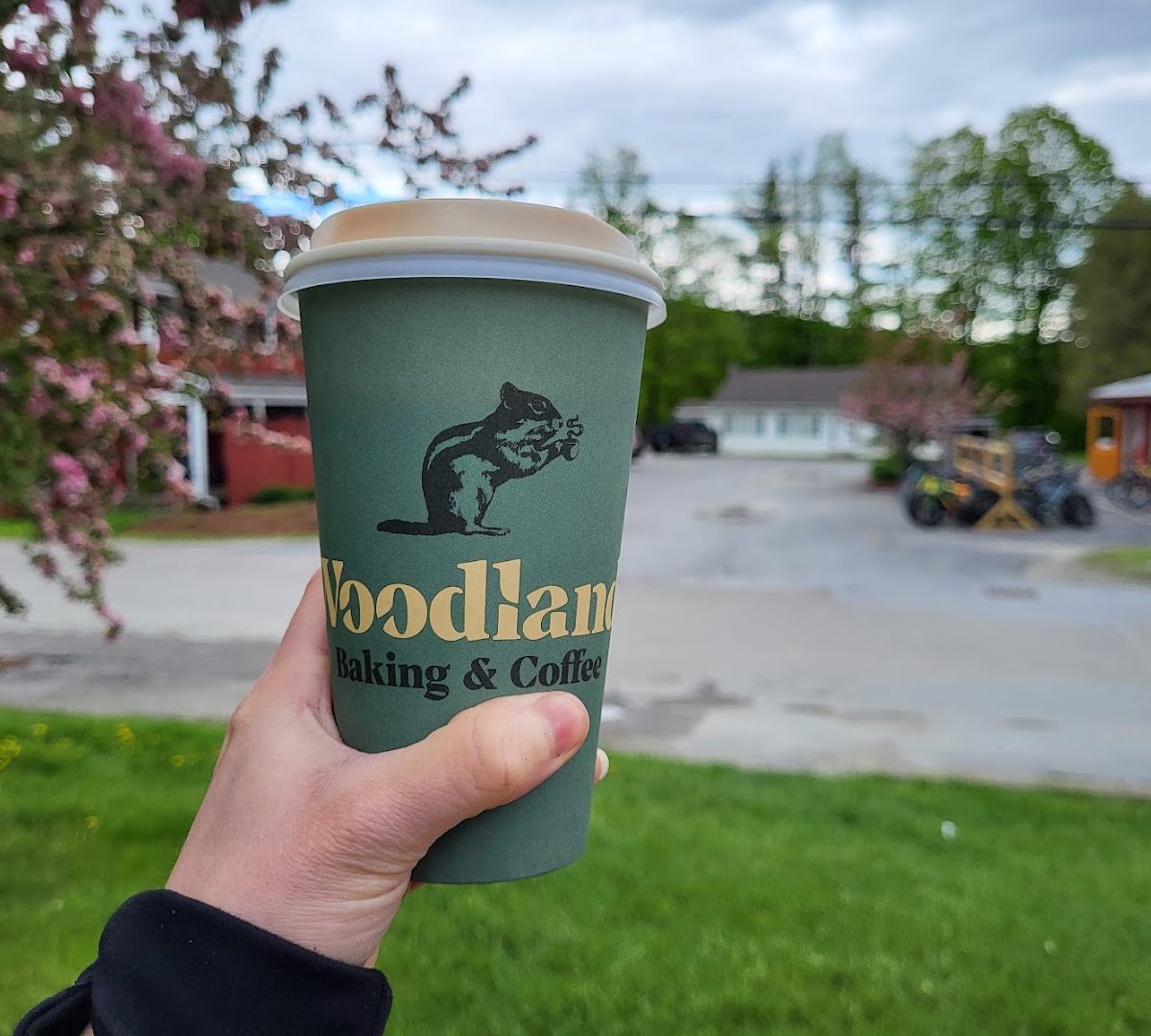 Coffee at Woodland Baking and Coffee, specialty coffee shop in Stowe