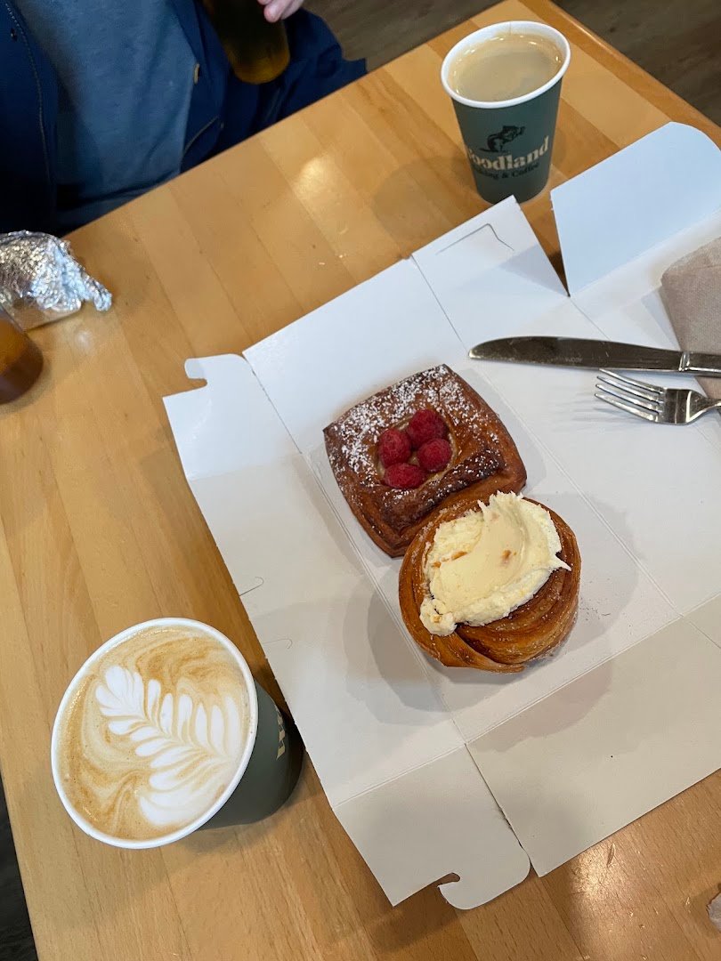Coffee at Woodland Baking and Coffee, specialty coffee shop in Stowe
