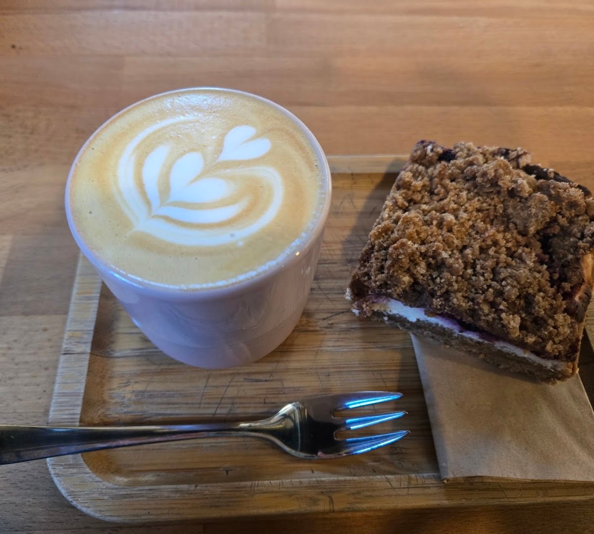 Coffee at Mugshot Coffee, specialty coffee shop in Prague