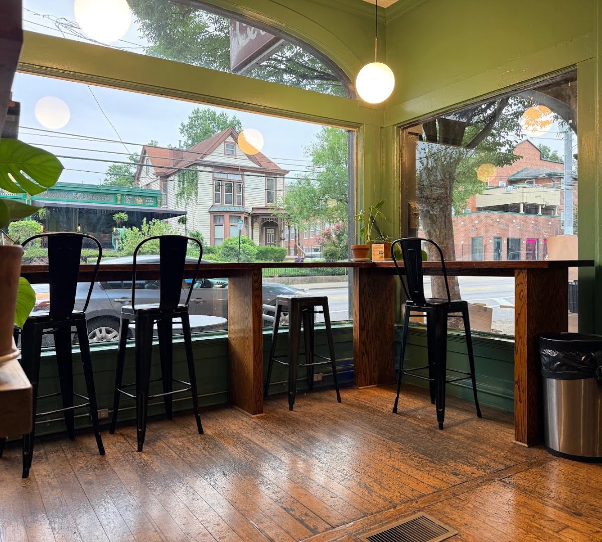 Interior of Quills Coffee, specialty coffee shop in Louisville