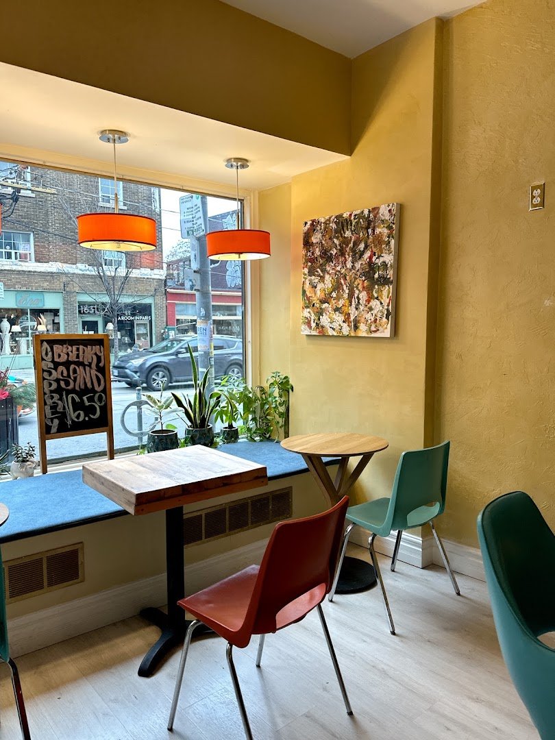 Interior of Osprey Cafe, specialty coffee shop in Toronto