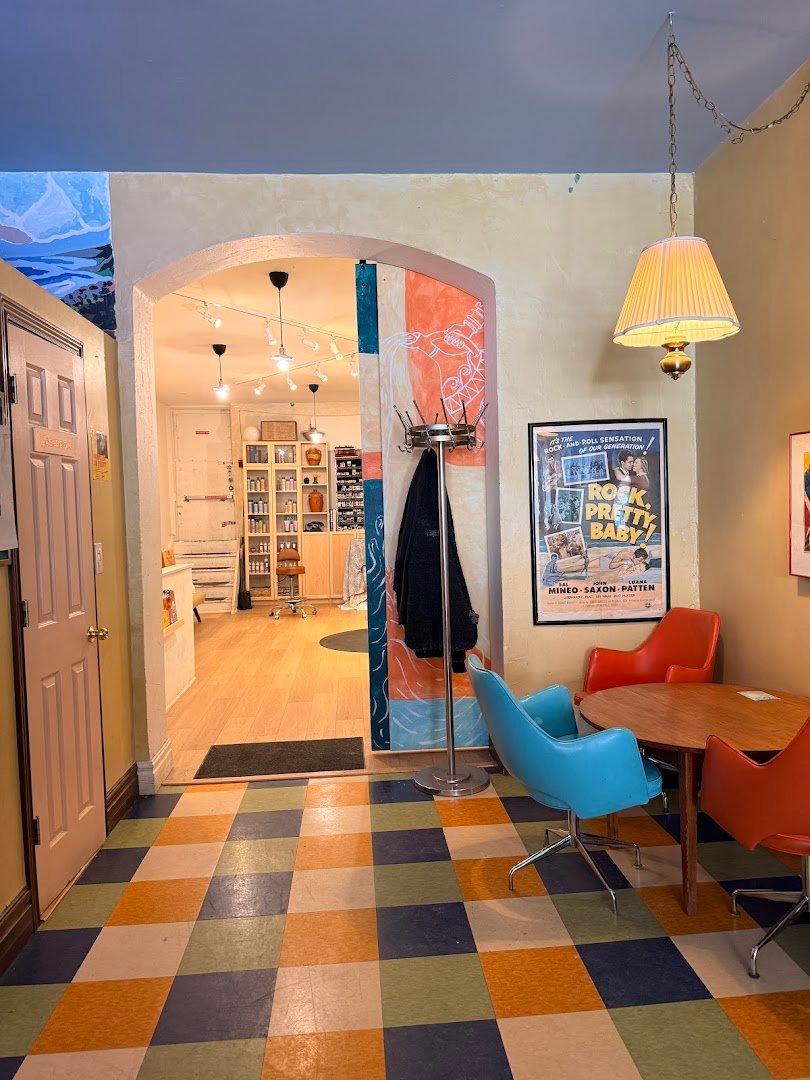 Interior of Osprey Cafe, specialty coffee shop in Toronto
