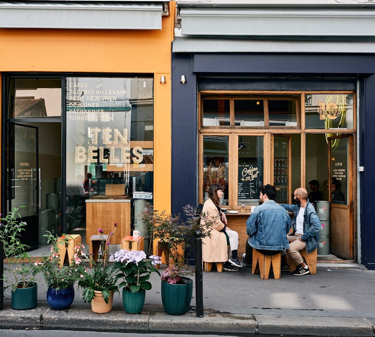 Ten Belles specialty coffee shop in Paris - photo 3