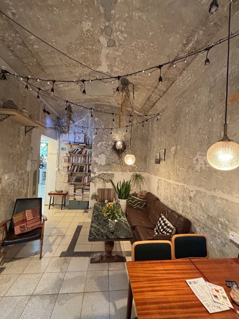 Interior of format.coffee, specialty coffee shop in Prague