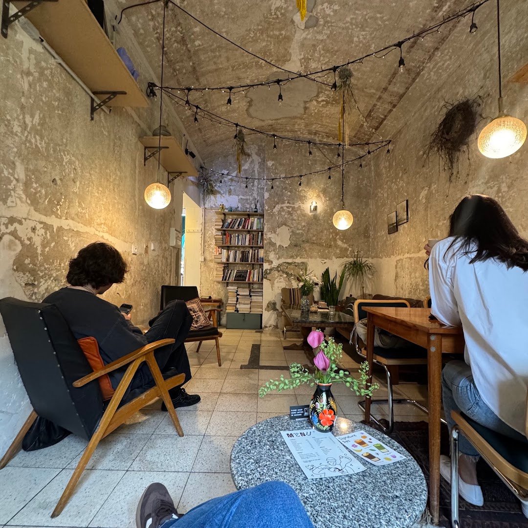 Interior of format.coffee, specialty coffee shop in Prague
