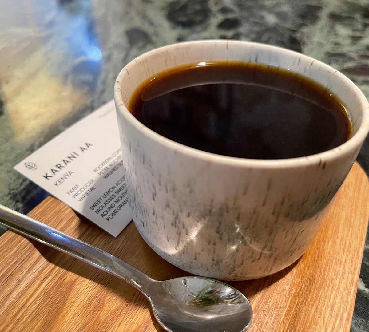 Coffee at format.coffee, specialty coffee shop in Prague