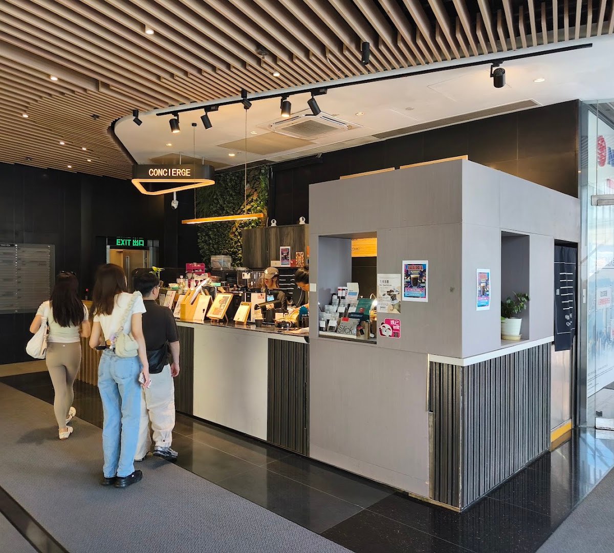 Storefront of 離火咖啡研究所 Quench Coffee Labo, specialty coffee shop in Hong Kong