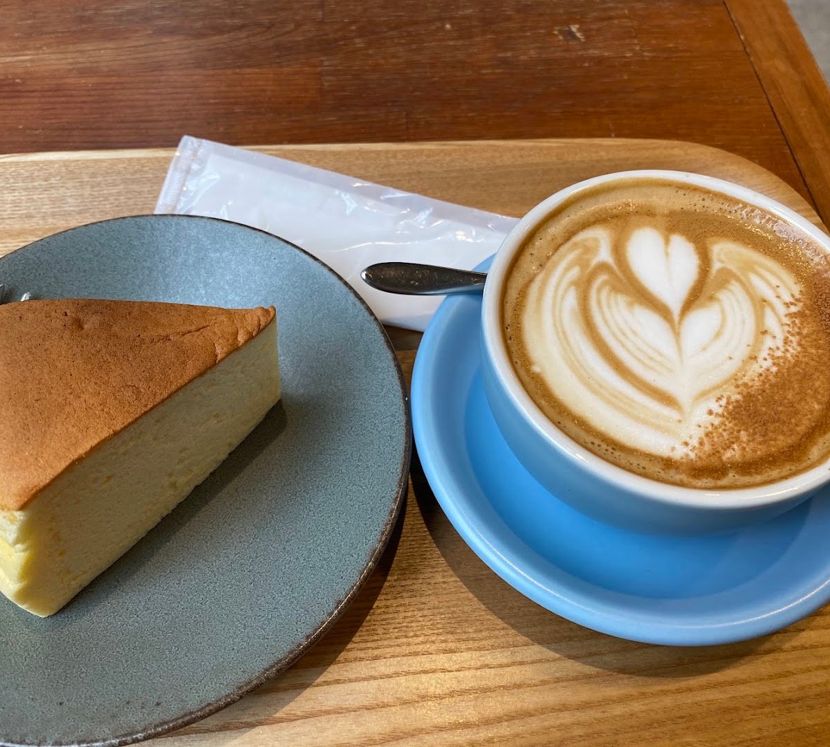 Coffee at Peace Coffee Roasters, specialty coffee shop in Tokyo