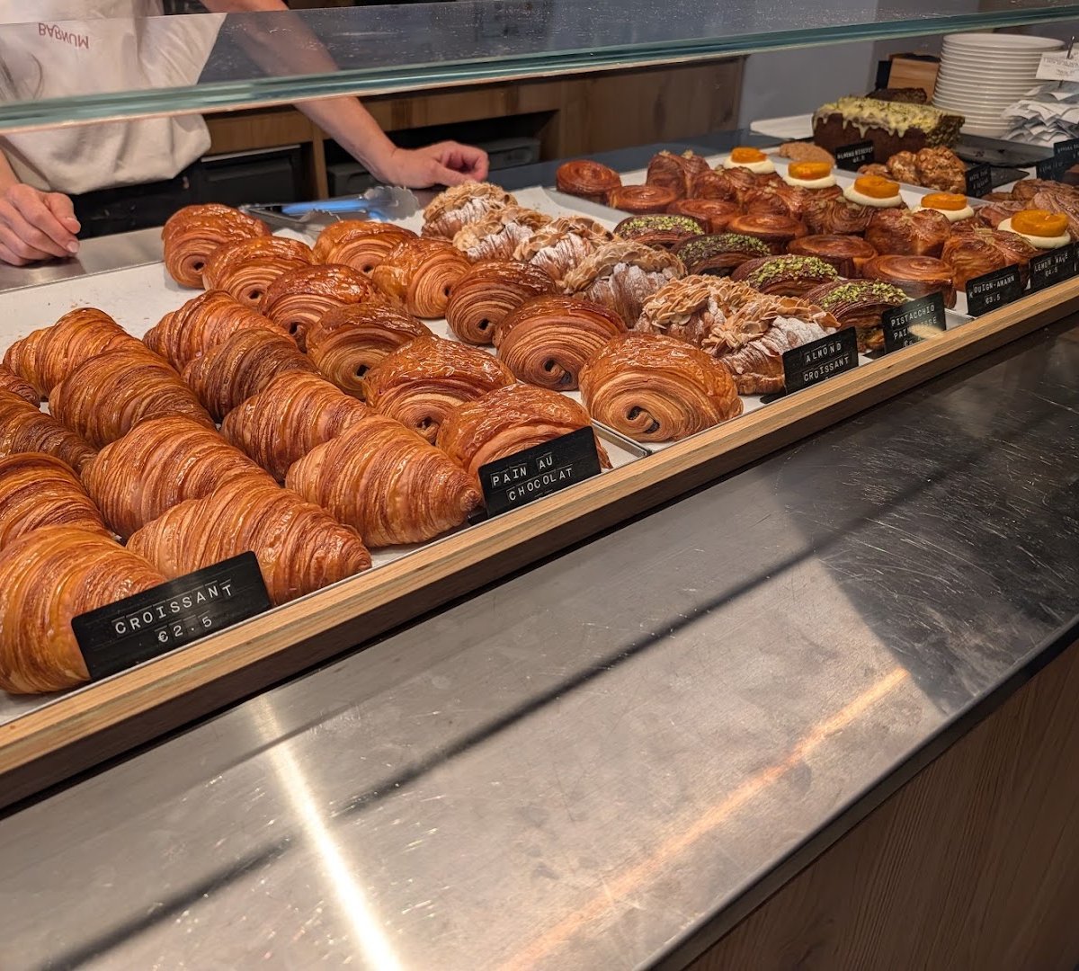 Food at Barnum Roma, specialty coffee shop in Rome