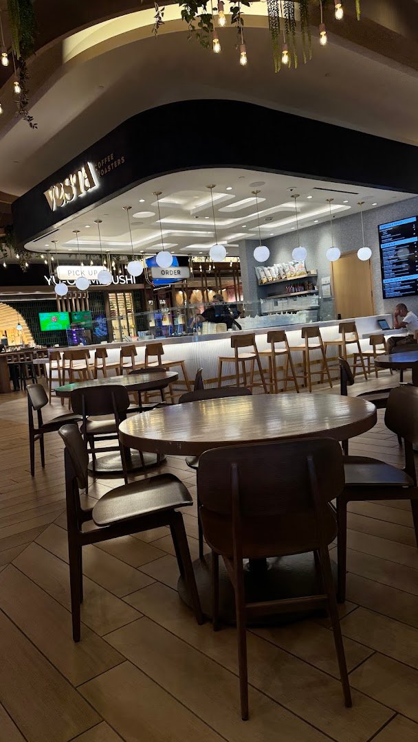 Interior of Vesta Coffee Roasters - Lobby, specialty coffee shop in Las Vegas