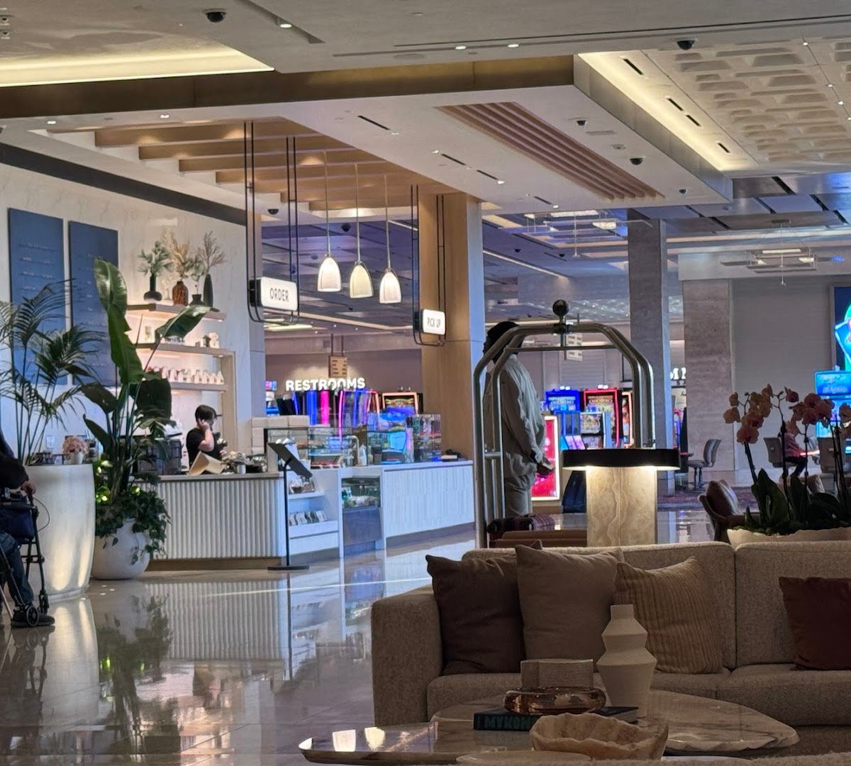 Interior of Vesta Coffee Roasters - Lobby, specialty coffee shop in Las Vegas