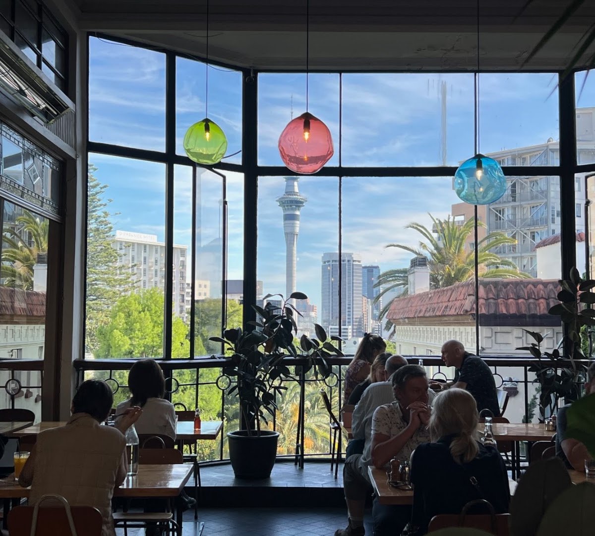 Interior of Bestie Cafe, specialty coffee shop in Auckland