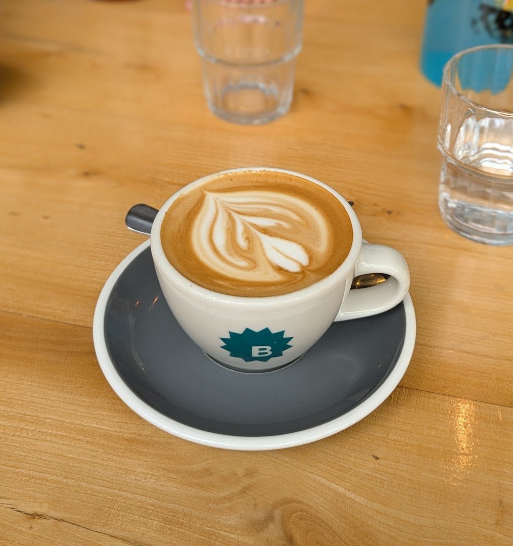 Coffee at Bestie Cafe, specialty coffee shop in Auckland