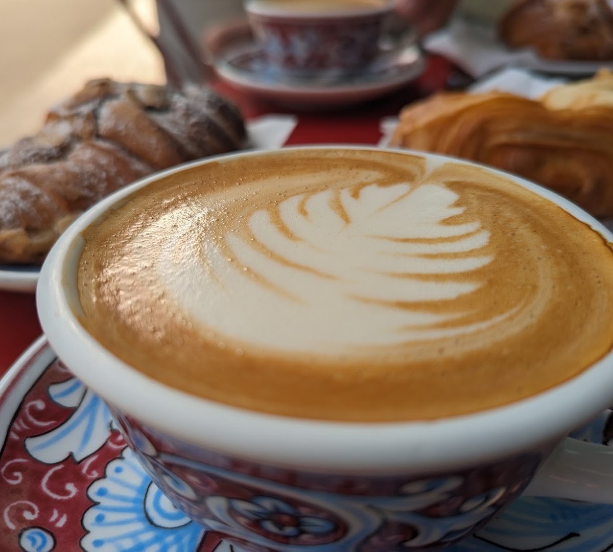 Coffee at La Colombe Coffee Workshop, specialty coffee shop in Philadelphia