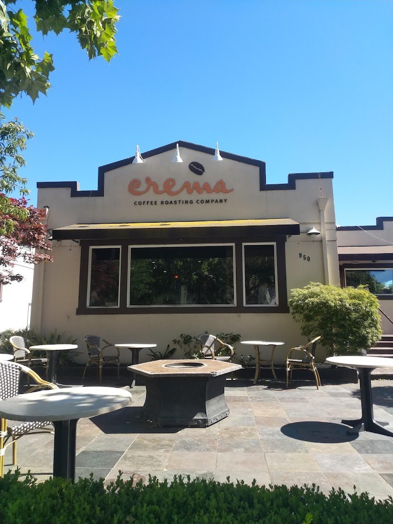 Storefront of Crema Coffee Roasting Company., specialty coffee shop in San Jose
