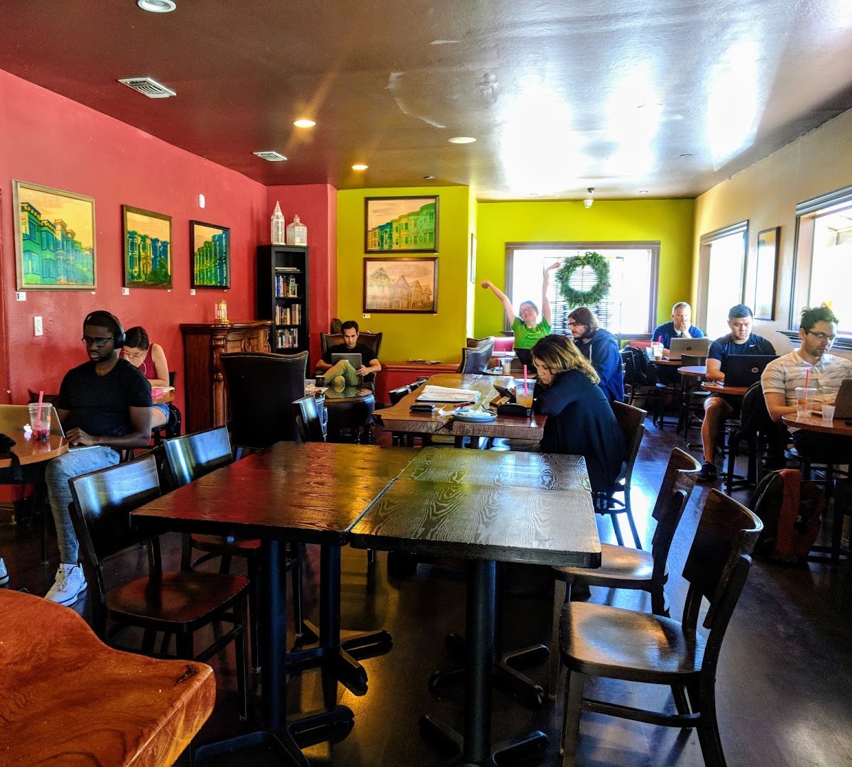 Interior of Crema Coffee Roasting Company., specialty coffee shop in San Jose