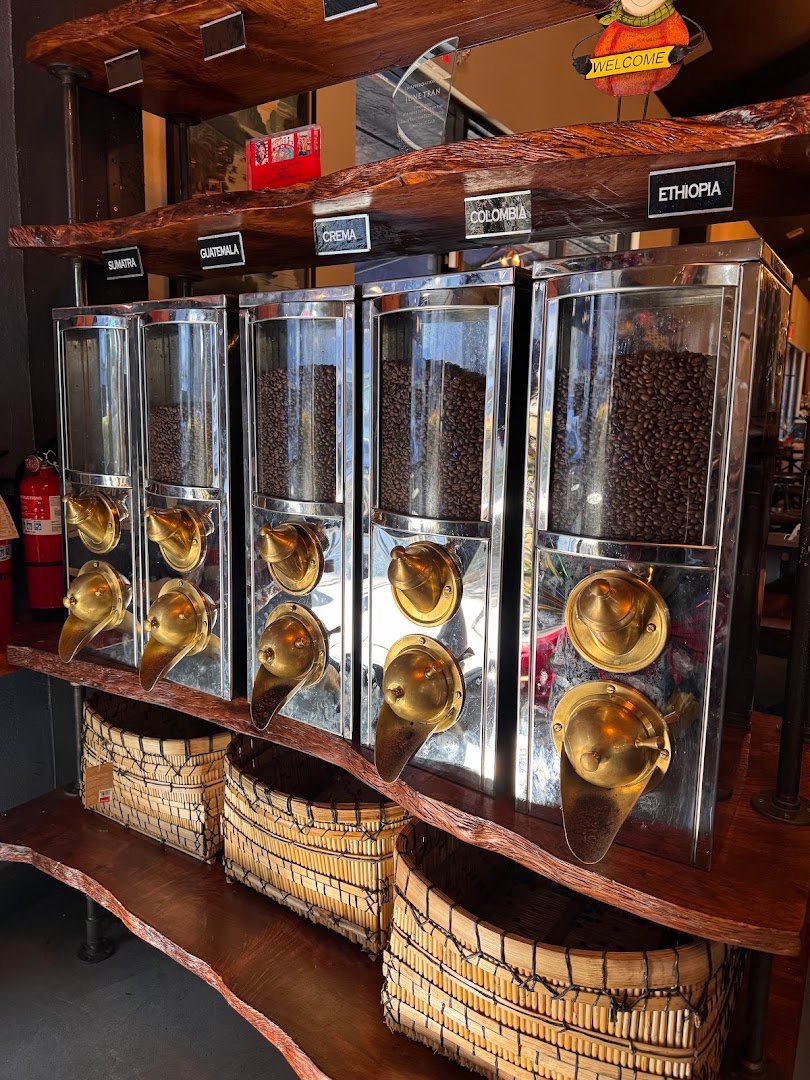 Interior of Crema Coffee Roasting Company., specialty coffee shop in San Jose