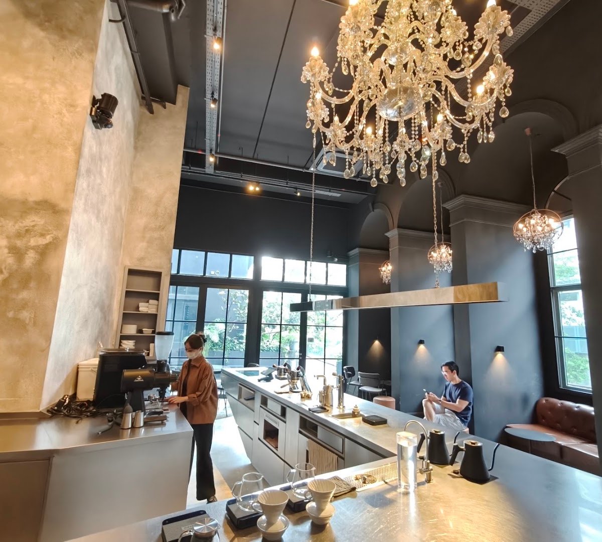 Interior of Alchemist The Mill, specialty coffee shop in Singapore