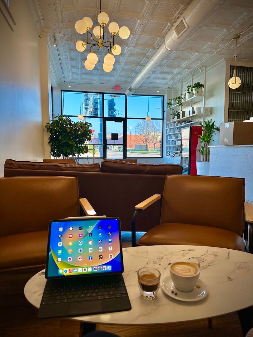 Interior of Pipers Tea & Coffee, specialty coffee shop in St. Louis