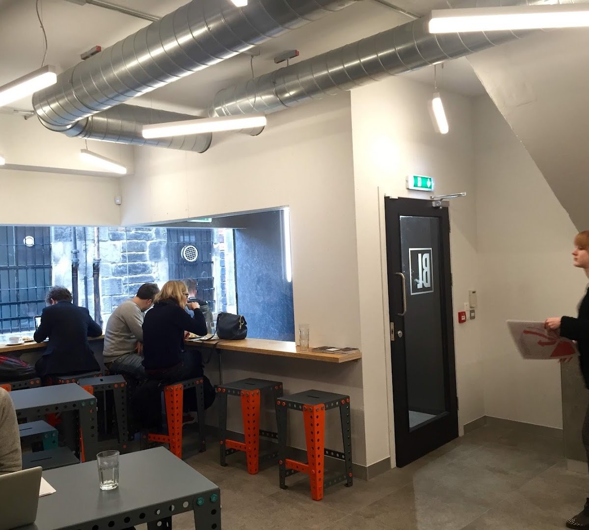 Interior of Brew Lab West End, specialty coffee shop in Edinburgh