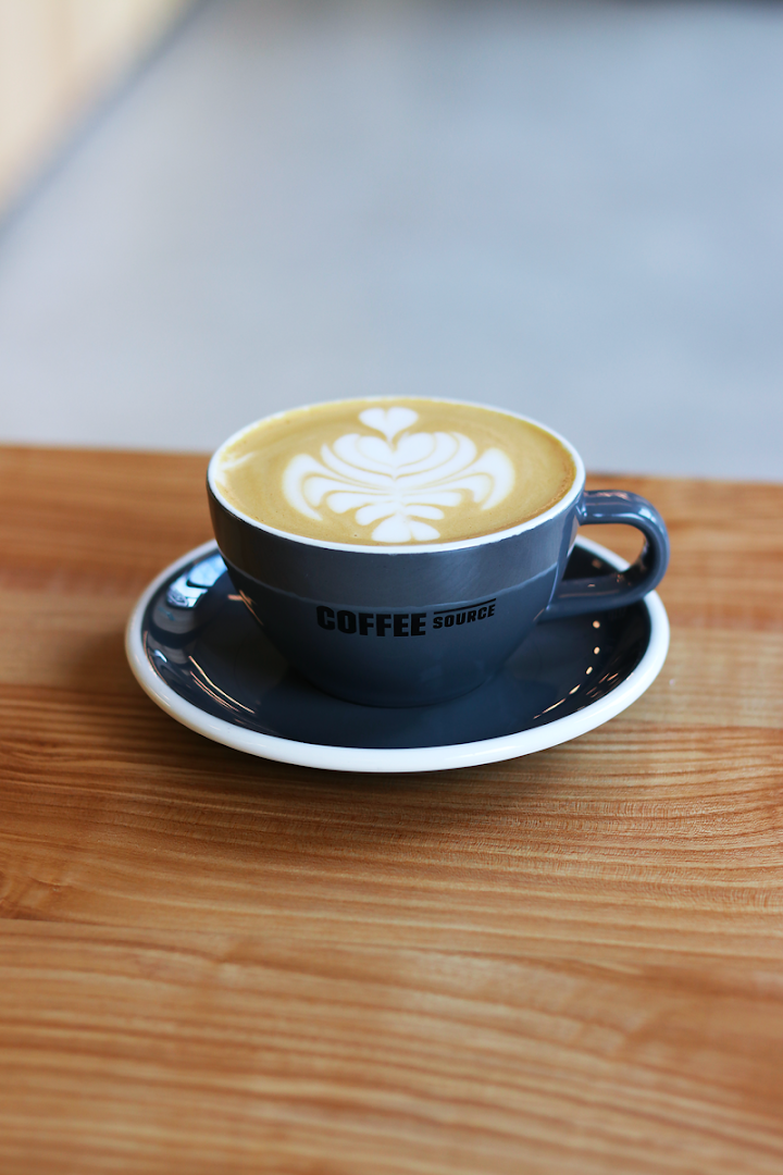 Coffee at Coffee Source Francouzská, specialty coffee shop in Prague