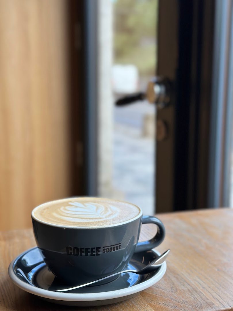 Coffee at Coffee Source Francouzská, specialty coffee shop in Prague