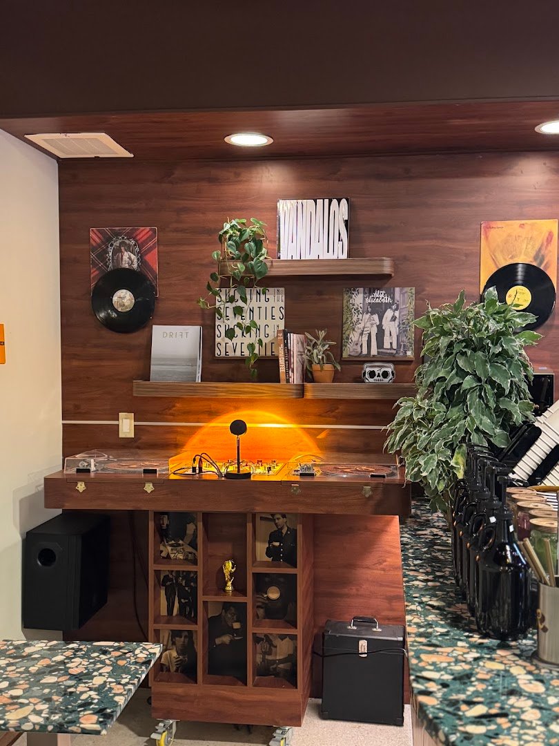 Interior of Rutina Coffee, specialty coffee shop in Miami